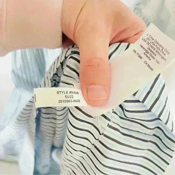 J. Crew Tie-Back Tiered Dress Stripe - Picture 4 of 11